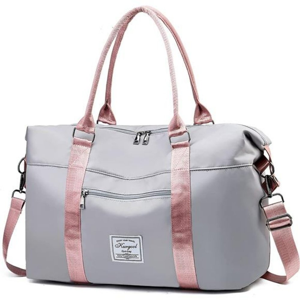 Gym Bag with Wet Pocket, Travel Duffel Bag, Lightweight for Women and Men